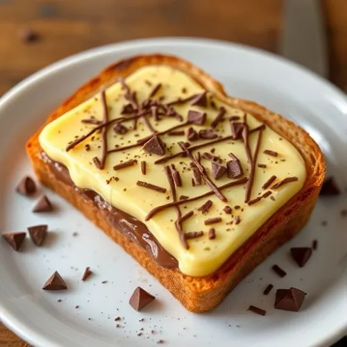 Butter Chocolate Cheese Toast